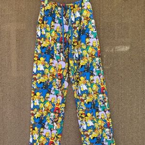 Simpsons pajama bottom size small